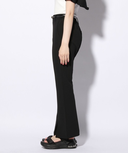 repipi armario（レピピ アルマリオ）の「ベルトツキジョーゼットセミフレアパンツ（その他パンツ・キッズ・ブラック・SMALL/MEDIUM/LARGE）」の11枚目の写真