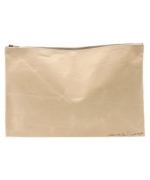 And A（アンドエー）の「転写クラッチ (MATATABI)（クラッチバッグ・メンズ・ベージュ・FREE）」の3枚目の写真