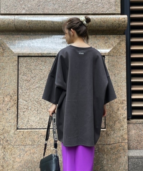 AMAIL(アマイル)の「AM ethic peaceful cloth(Tシャツ/カットソー・レディース・ベージュ/アイボリー/ブラック・FREE)」の3枚目の写真