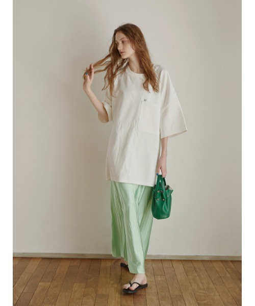 AMAIL(アマイル)の「AM ethic peaceful cloth(Tシャツ/カットソー・レディース・ベージュ/アイボリー/ブラック・FREE)」の7枚目の写真