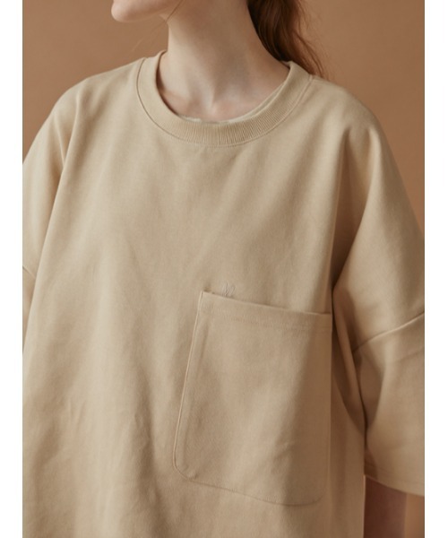 AMAIL(アマイル)の「AM ethic peaceful cloth(Tシャツ/カットソー・レディース・ベージュ/アイボリー/ブラック・FREE)」の10枚目の写真