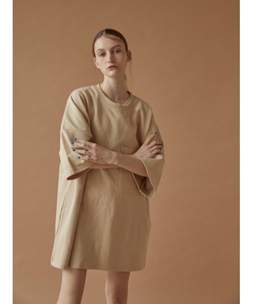 AMAIL(アマイル)の「AM ethic peaceful cloth(Tシャツ/カットソー・レディース・ベージュ/アイボリー/ブラック・FREE)」の11枚目の写真