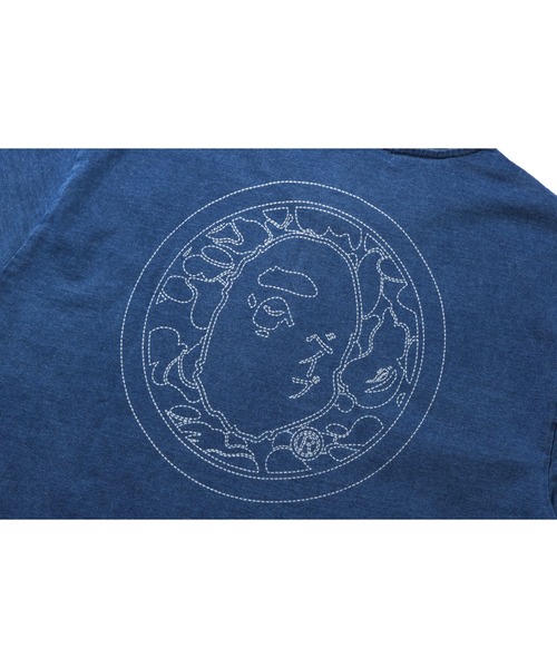 A BATHING APE(アベイシングエイプ)の「BAPE KAMON TEE M(Tシャツ/カットソー・メンズ・インディゴブルー・SMALL/MEDIUM/LARGE/X-LARGE/XX-LARGE)」の5枚目の写真