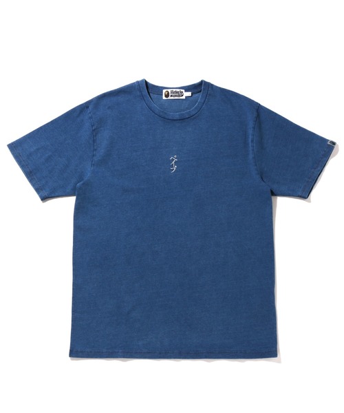 A BATHING APE(アベイシングエイプ)の「BAPE KAMON TEE M(Tシャツ/カットソー・メンズ・インディゴブルー・SMALL/MEDIUM/LARGE/X-LARGE/XX-LARGE)」の2枚目の写真