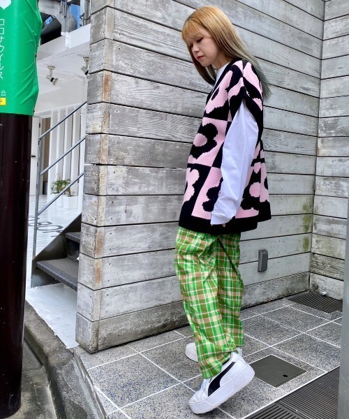 Candy Stripper パンツ 楽天市場】【SALE／50%OFF】Candy Stripper CHECK BACK ZIP