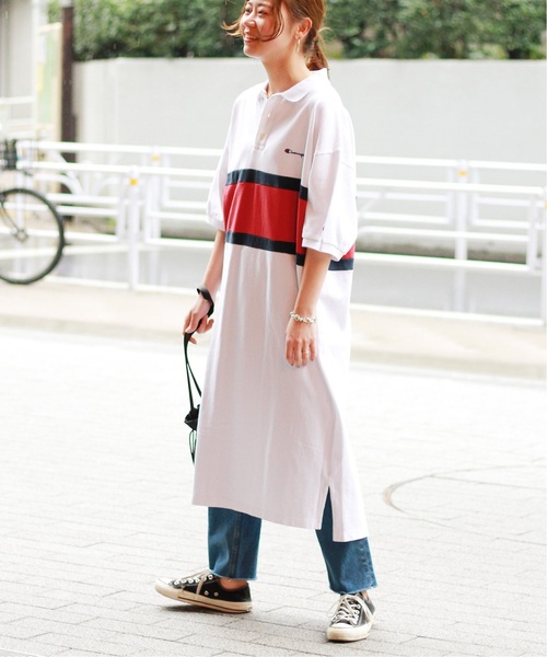 ブランド古着 半袖ワンピース ワンピース Champion チャンピオン のファッション通販 Zozoused