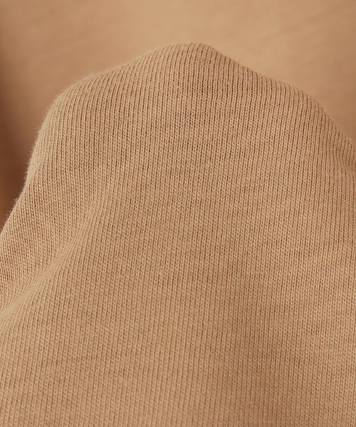 andme(アンドミー)の「配色ステッチオーバーサイズ半袖Tシャツワンピース(ワンピース・レディース・チャコールグレー/ブラック/パープル/ネイビー/グリーン/グレイッシュベージュ/ブラウン/カーキ/ブルー・M/L)」の11枚目の写真