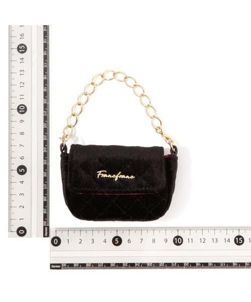 バッグチャームエコバッグ バッグ ブラック（トートバッグ