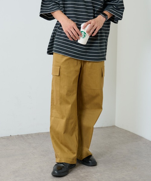 COLONY 2139（コロニートゥーワンスリーナイン）の「ワイドカーゴパンツ（その他パンツ・メンズ・ベージュ/カーキ・MEDIUM/LARGE）」の13枚目の写真