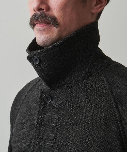 Steven Alan(スティーブンアラン)の「<Steven Alan> COOKIE CLTH BALMACAAN COAT -BOLD/コート(ステンカラーコート・メンズ・ダークグリーン/ダークグレー・L/XL/M/S)」の7枚目の写真