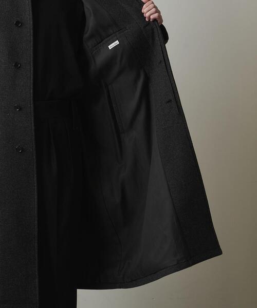 Steven Alan(スティーブンアラン)の「<Steven Alan> COOKIE CLTH BALMACAAN COAT -BOLD/コート(ステンカラーコート・メンズ・ダークグリーン/ダークグレー・L/XL/M/S)」の12枚目の写真