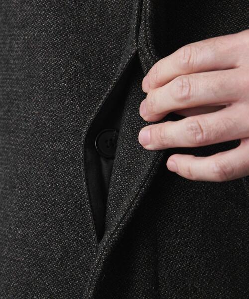 Steven Alan(スティーブンアラン)の「<Steven Alan> COOKIE CLTH BALMACAAN COAT -BOLD/コート(ステンカラーコート・メンズ・ダークグリーン/ダークグレー・L/XL/M/S)」の13枚目の写真