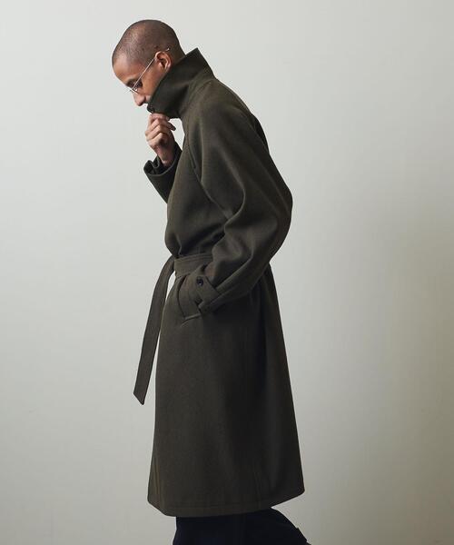 Steven Alan(スティーブンアラン)の「<Steven Alan> COOKIE CLTH BALMACAAN COAT -BOLD/コート(ステンカラーコート・メンズ・ダークグリーン/ダークグレー・L/XL/M/S)」の19枚目の写真