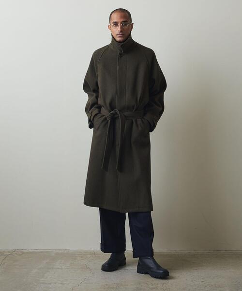 Steven Alan(スティーブンアラン)の「<Steven Alan> COOKIE CLTH BALMACAAN COAT -BOLD/コート(ステンカラーコート・メンズ・ダークグリーン/ダークグレー・L/XL/M/S)」の21枚目の写真