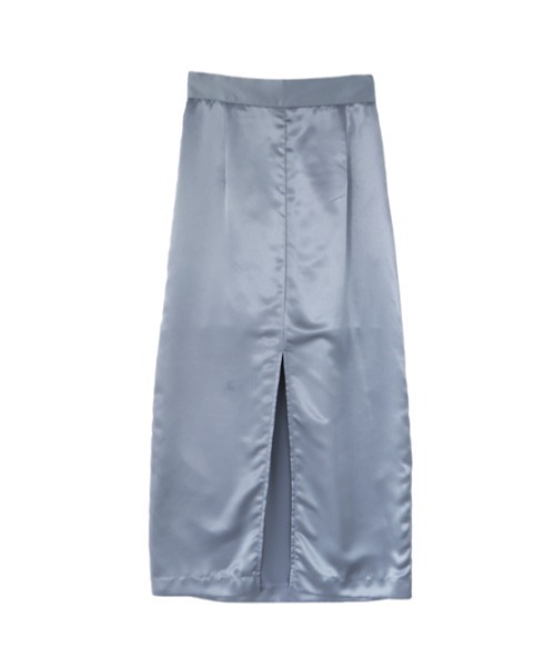 AMAIL(アマイル)の「Shiny slit midi skirt(スカート・レディース・グリーン/ブルー・FREE)」の14枚目の写真