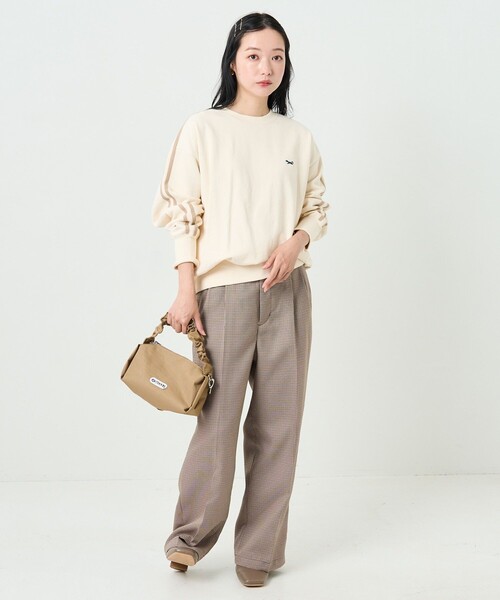 FREAK'S STORE(フリークスストア)の「TOWN CRAFT × FREAK'S STORE/タウンクラフト 別注 ラインスウェット 限定展開(スウェット・レディース・ネイビー/オフホワイト・フリ-)」の13枚目の写真