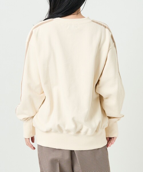 FREAK'S STORE(フリークスストア)の「TOWN CRAFT × FREAK'S STORE/タウンクラフト 別注 ラインスウェット 限定展開(スウェット・レディース・ネイビー/オフホワイト・フリ-)」の20枚目の写真