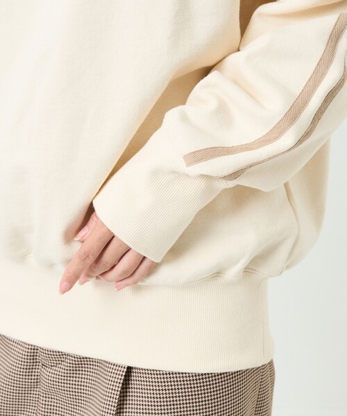 FREAK'S STORE(フリークスストア)の「TOWN CRAFT × FREAK'S STORE/タウンクラフト 別注 ラインスウェット 限定展開(スウェット・レディース・ネイビー/オフホワイト・フリ-)」の12枚目の写真