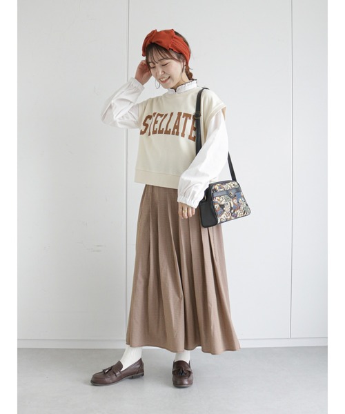 ehka sopo（エヘカソポ）の「配色フリル衿ブラウス（シャツ/ブラウス・レディース・ベージュ/オフホワイト/キナリ・ﾌﾘ-）」の11枚目の写真