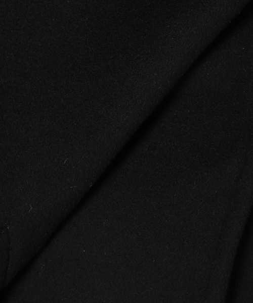 JOURNAL STANDARD（ジャーナルスタンダード）の「スーパー140ビーバーノーカラーコート（その他アウター・レディース・ベージュ系その他/ブラック系その他/ブルー/ブラック/チャコールグレー・36/38/34）」の6枚目の写真