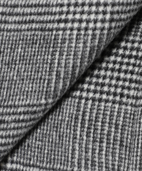 JOURNAL STANDARD（ジャーナルスタンダード）の「スーパー140ビーバーノーカラーコート（その他アウター・レディース・ベージュ系その他/ブラック系その他/ブルー/ブラック/チャコールグレー・36/38/34）」の8枚目の写真