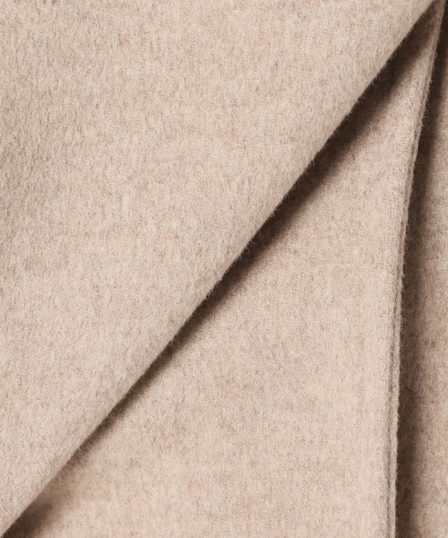 JOURNAL STANDARD（ジャーナルスタンダード）の「スーパー140ビーバーノーカラーコート（その他アウター・レディース・ベージュ系その他/ブラック系その他/ブルー/ブラック/チャコールグレー・36/38/34）」の12枚目の写真