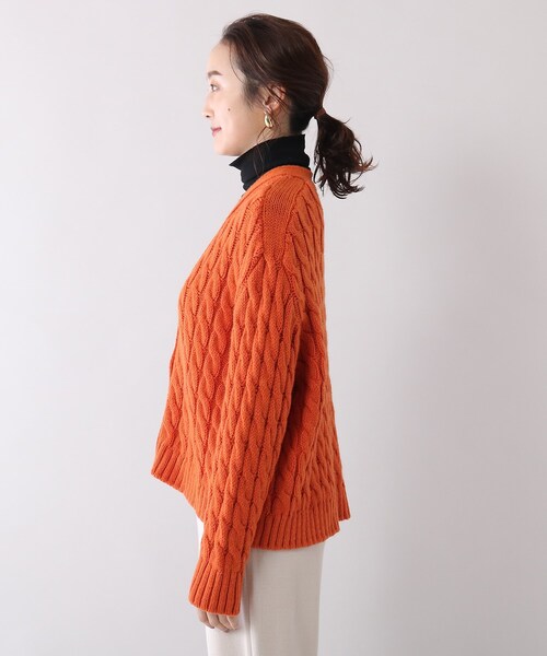 UNTITLED（アンタイトル）の「◇ウールミックス ケーブルニット