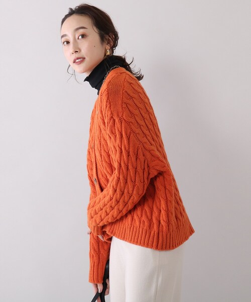 UNTITLED（アンタイトル）の「◇ウールミックス ケーブルニット アン