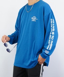GGD SELECT（ジージーディー　セレクト）の「ビッグシルエット バックプリント ロングスリーブTシャツ（Tシャツ/カットソー・メンズ）」