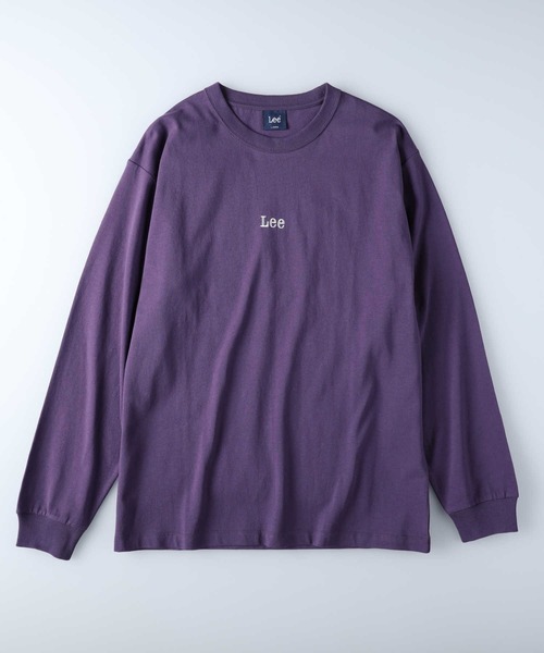 Lee（リー）の「【Lee】ミニバックロゴロンＴ（Tシャツ/カットソー・メンズ・パープル・XL/L/M）」の7枚目の写真
