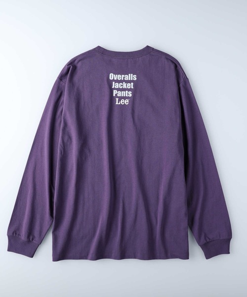 Lee（リー）の「【Lee】ミニバックロゴロンＴ（Tシャツ/カットソー・メンズ・パープル・XL/L/M）」の8枚目の写真