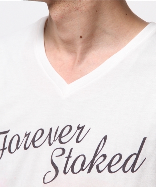 VENCEEXCHANGE（ヴァンスエクスチェンジ）の「R 花柄グラデーションTシャツ         （Tシャツ/カットソー・メンズ・オフホワイト・SMALL/LARGE/MEDIUM）」の5枚目の写真