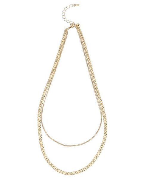 EVRIS（エヴリス）の「SIMPLE CHAIN 2連ネックレス（ネックレス・レディース・シルバー/ゴールド・FREE）」の5枚目の写真