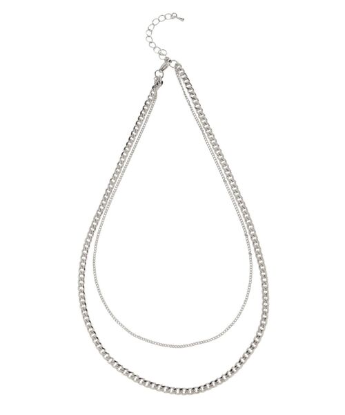 EVRIS（エヴリス）の「SIMPLE CHAIN 2連ネックレス（ネックレス・レディース・シルバー/ゴールド・FREE）」の8枚目の写真