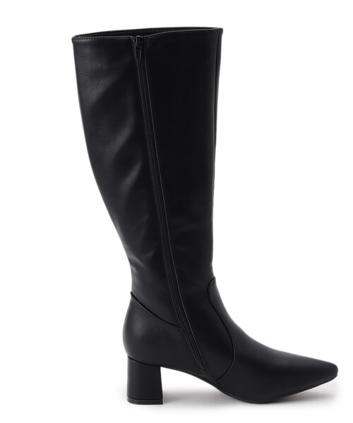 SHOO・LA・RUE(シューラルー)の「◆ポインテッドロングブーツ(ブーツ・レディース・ブラック・35/45)」の5枚目の写真