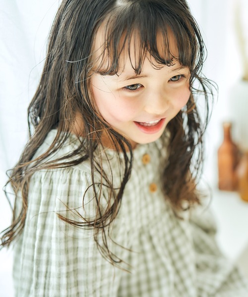 apres les cours(アプレレクール)の「WEB限定 ダブルガーゼ ワンピース_2way(ワンピース・キッズ・ローズ/その他3/ミント/イエロー・100/110/120/130/140/80/90)」の5枚目の写真