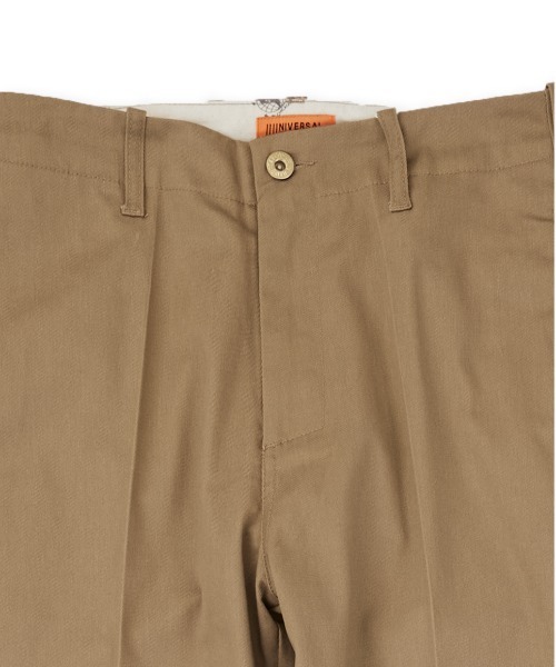 UNIVERSAL OVERALL（ユニバーサルオーバーオール）の「オフィサーパンツ 【OFFICER PANTS】（スラックス・レディース・ブラック/ベージュ/モカ/ネイビー・X-SMALL/SMALL/MEDIUM/LARGE）」の5枚目の写真