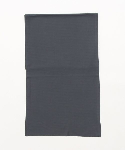 PORTER CLASSIC(ポータークラシック)の「【Porter Classic / ポータークラシック】SMOOTH STOLE (DIORAMA)(ストール/ショール・メンズ・ブラック/チャコールグレー・FREE)」の4枚目の写真