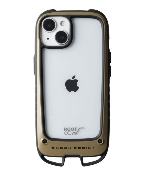 bpr BEAMS(ビーピーアール ビームス )の「ROOT CO. / GRAVITY Shock Resist Case +Hold. iPhone14 ケース(スマホケース/カバー・メンズ・オリーブ/ライトブラウン/ブラック・ONE SIZE)」の7枚目の写真