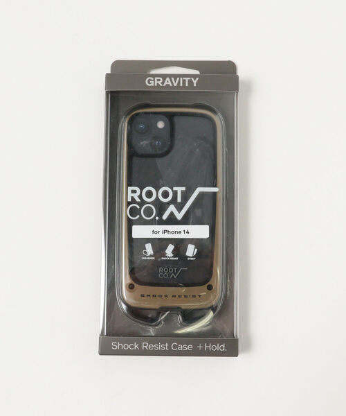 bpr BEAMS(ビーピーアール ビームス )の「ROOT CO. / GRAVITY Shock Resist Case +Hold. iPhone14 ケース(スマホケース/カバー・メンズ・オリーブ/ライトブラウン/ブラック・ONE SIZE)」の18枚目の写真