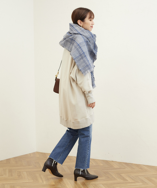 FRAMeWORK（フレームワーク）の「【THROW/スロー】MIX GLEN CHECK ストール（マフラー・レディース・その他18/その他10・FREE）」の4枚目の写真