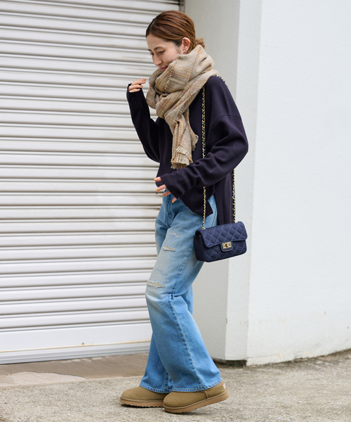 FRAMeWORK（フレームワーク）の「【THROW/スロー】MIX GLEN CHECK ストール（マフラー・レディース・その他18/その他10・FREE）」の8枚目の写真