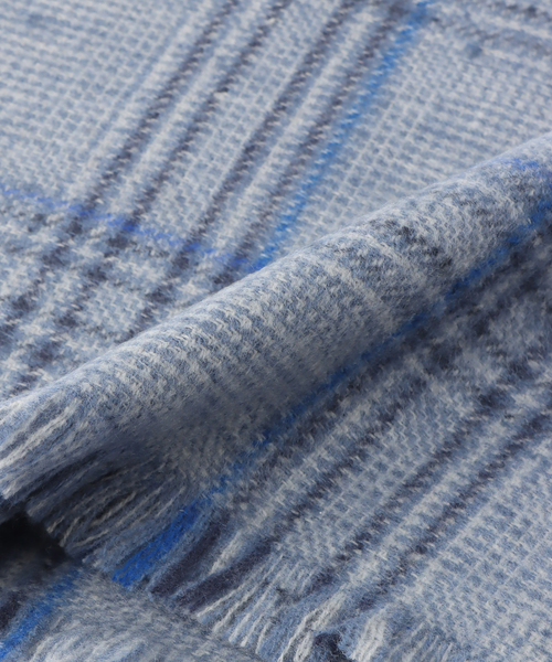 セール】【THROW/スロー】MIX GLEN CHECK ストール（マフラー