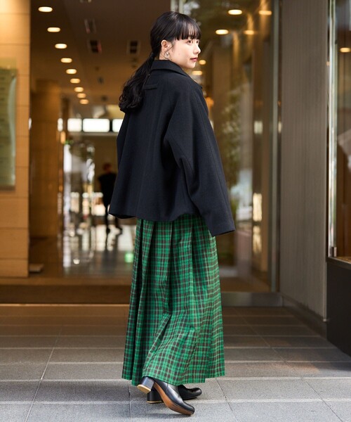 FREAK'S STORE（フリークスストア）の「one fifth/ワンフィフス TRIBE/トライブ(ショートウールコート)（ピーコート・レディース・ブラウン/ブラック・1）」の9枚目の写真