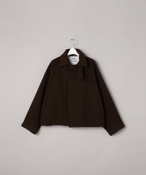 FREAK'S STORE（フリークスストア）の「one fifth/ワンフィフス TRIBE/トライブ(ショートウールコート)（ピーコート・レディース・ブラウン/ブラック・1）」の12枚目の写真
