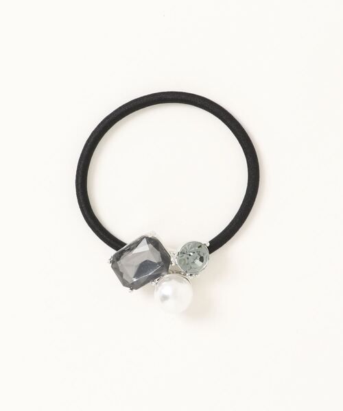 LINFA　（リンファ）の「【LINFA】/ビジュー＆パール ヘアゴム（ヘアゴム・レディース・ゴールド系その他/ゴールド系その他2/シルバー系その他/シルバー系その他2・FREE）」の2枚目の写真