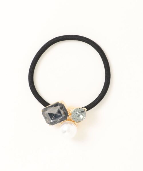 LINFA　（リンファ）の「【LINFA】/ビジュー＆パール ヘアゴム（ヘアゴム・レディース・ゴールド系その他/ゴールド系その他2/シルバー系その他/シルバー系その他2・FREE）」の4枚目の写真