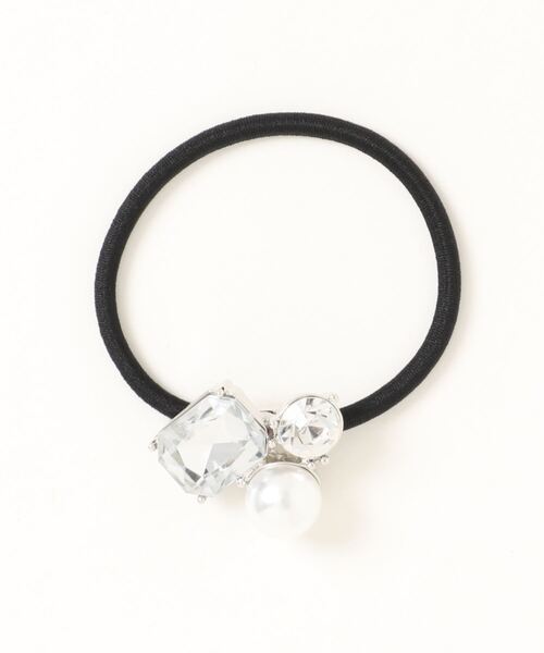 LINFA　（リンファ）の「【LINFA】/ビジュー＆パール ヘアゴム（ヘアゴム・レディース・ゴールド系その他/ゴールド系その他2/シルバー系その他/シルバー系その他2・FREE）」の3枚目の写真