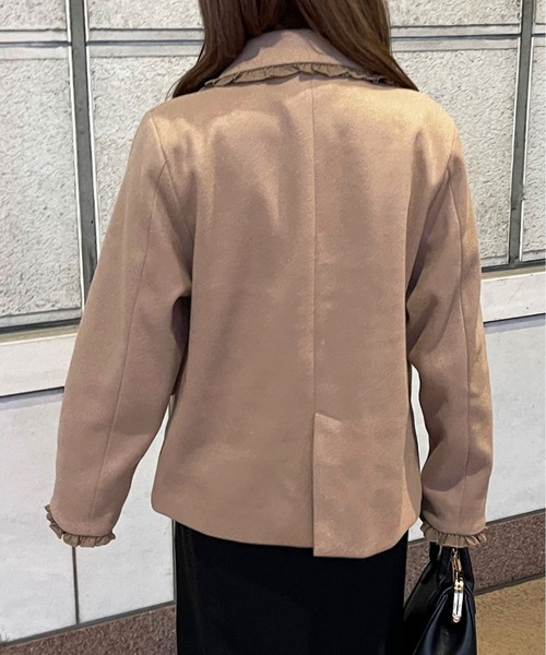 セール】フリルテーラードジャケット【ZOZOTOWN限定アイテム