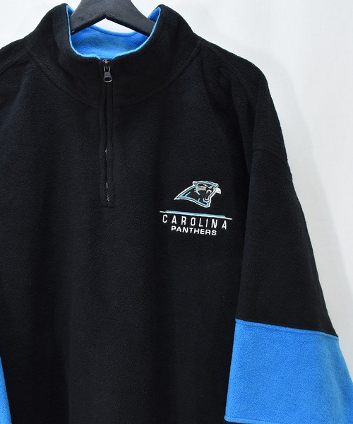 【ヴィンテージ古着】NFL Carolina Panthers / カロライナ・パンサーズ 1/3ジップ フリースジャケット